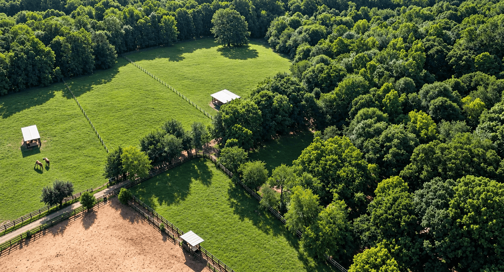 Pasture Boarding Near Atlanta on 43 Acres